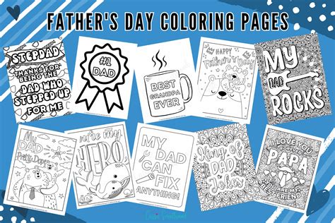 Tips for Personalizing Your Fathers Day Coloring Pages