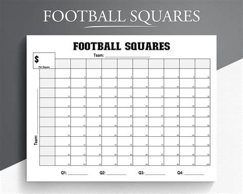 Tips for Personalizing Your Football Squares Experience