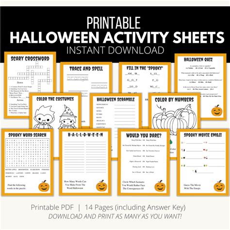 Tips for Personalizing Your Halloween Activity Sheets Experience