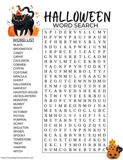 Tips for Personalizing Your Halloween Word Search Fun