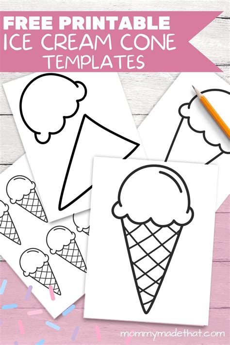 Tips for Personalizing Your Ice Cream Cone Printables