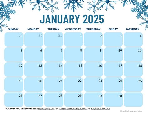 Tips for Personalizing Your January 2025 Printable