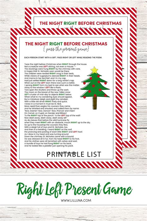 Tips for Personalizing Your Left Right Christmas Game Night
