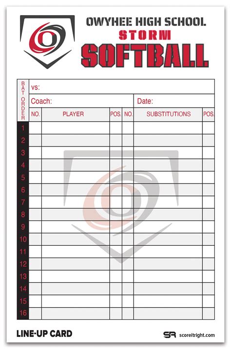 Tips for Personalizing Your Lineup Card Game