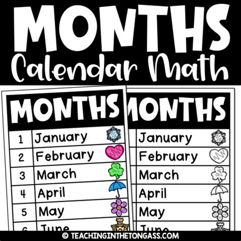 Tips for Personalizing Your Months of the Year Printables