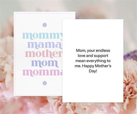 Tips for Personalizing Your Mother's Day Card Message