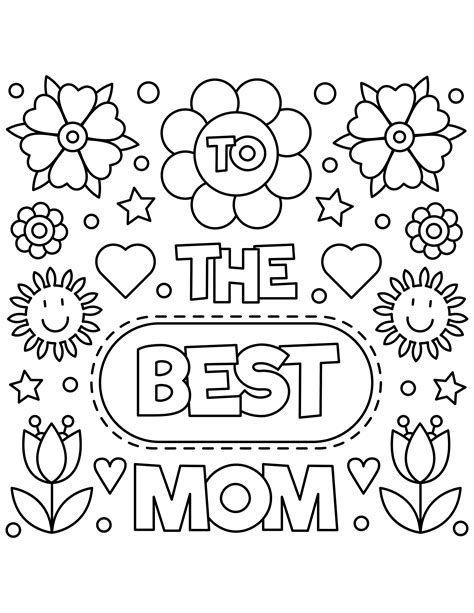 Tips for Personalizing Your Mothers Day Coloring Page