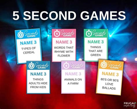 Tips for Personalizing Your "Name 5 Things" Game