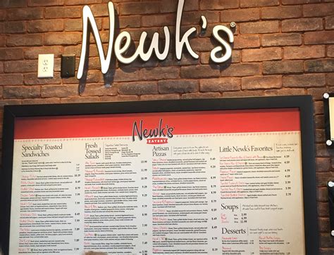 Tips for Personalizing Your Newk's Experience with the Menu