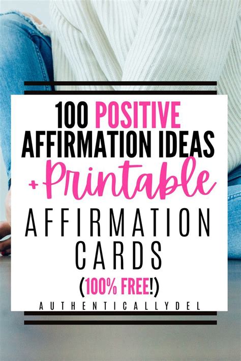 Tips for Personalizing Your Printable Affirmation Cards
