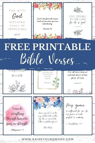 Tips for Personalizing Your Printable Bible Verses