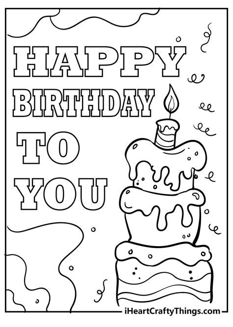 Tips for Personalizing Your Printable Birthday Coloring Card