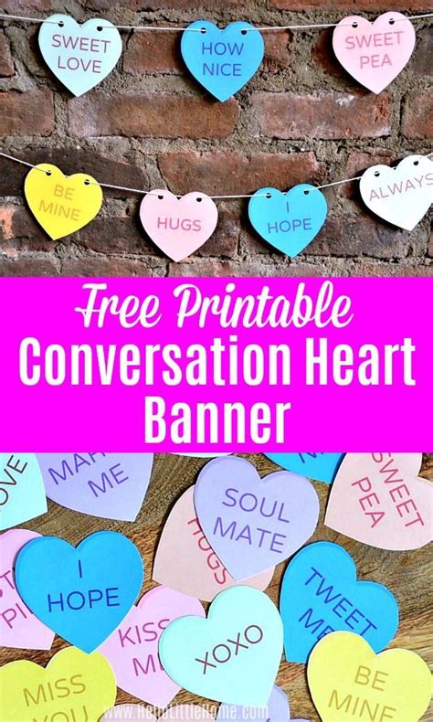 Tips for Personalizing Your Printable Conversation Hearts