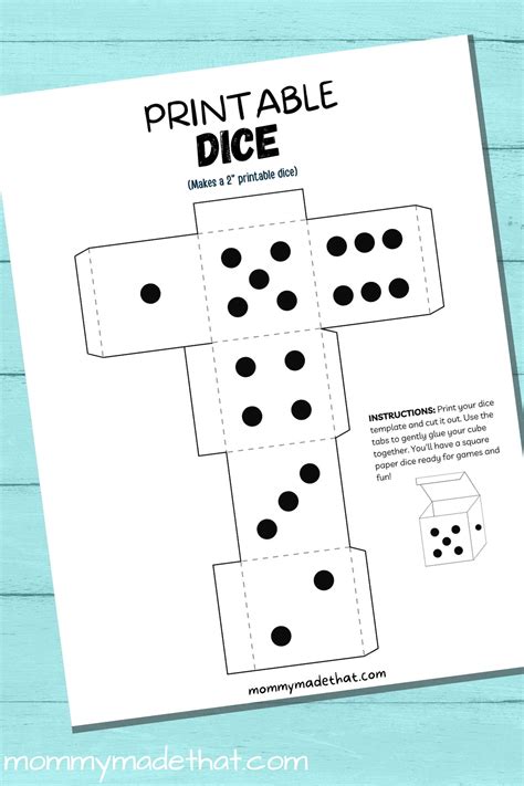 Tips for Personalizing Your Printable Dice