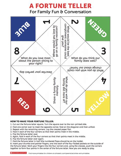 Tips for Personalizing Your Printable Fortune Teller Messages