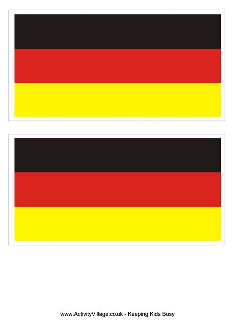 Tips for Personalizing Your Printable German Flag Project