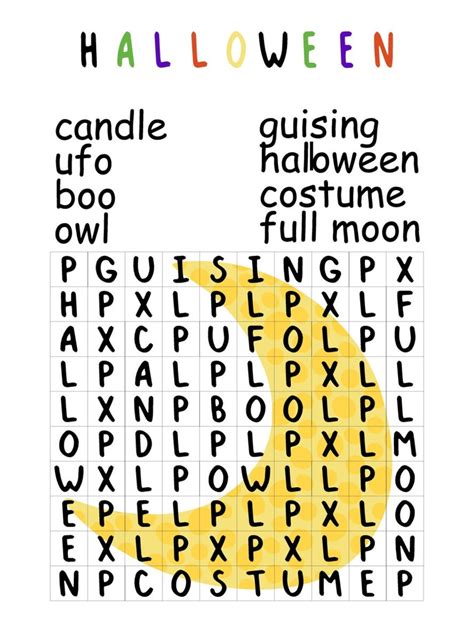 Tips for Personalizing Your Printable Halloween Word Search