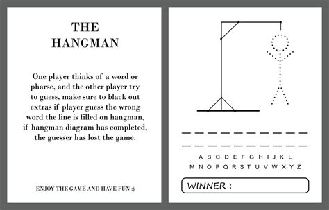 Tips for Personalizing Your Printable Hangman Game