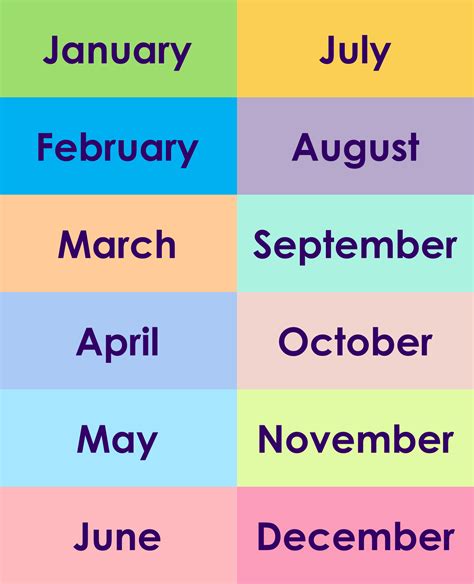 Tips for Personalizing Your Printable Months