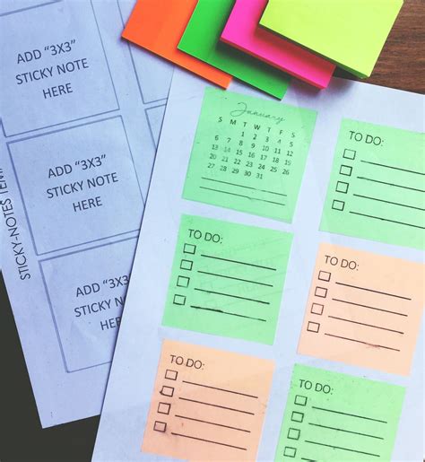 Tips for Personalizing Your Printable Post-it Notes
