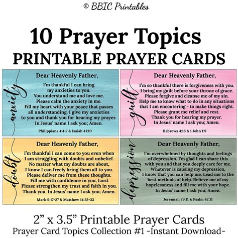 Tips for Personalizing Your Printable Prayer Cards