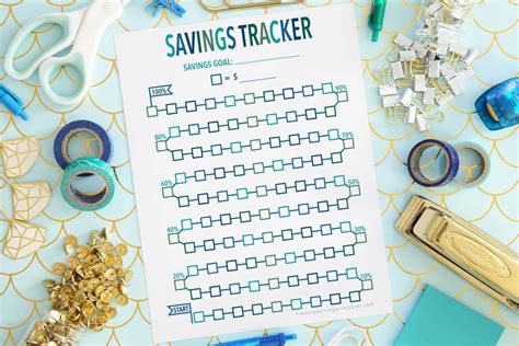 Tips for Personalizing Your Printable Savings Tracker
