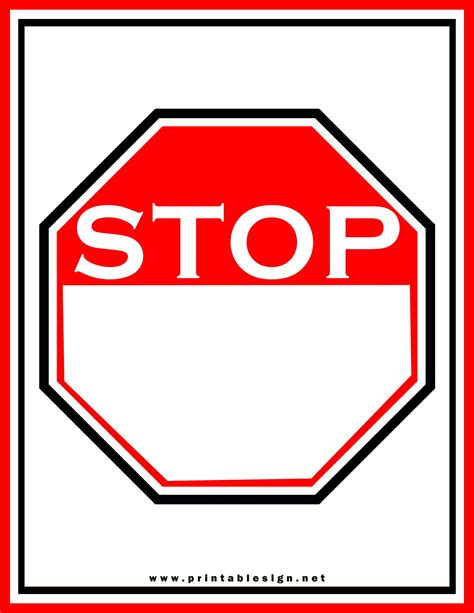 Tips for Personalizing Your Printable Stop Signs