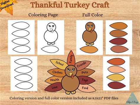Tips for Personalizing Your Printable Turkey Craft