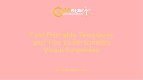Tips for Personalizing Your Schedule Use