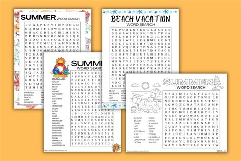 Tips for Personalizing Your Summer Word Search Experience