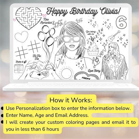 Tips for Personalizing Your Swiftie Coloring Experience