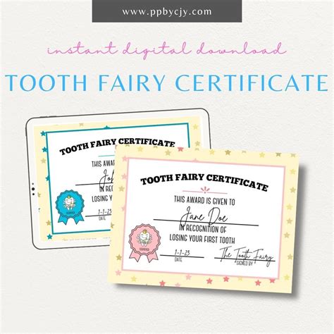 Tips for Personalizing Your Tooth Fairy Certificate