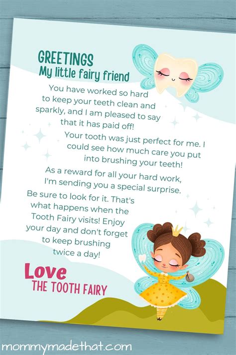 Tips for Personalizing Your Tooth Fairy Letter