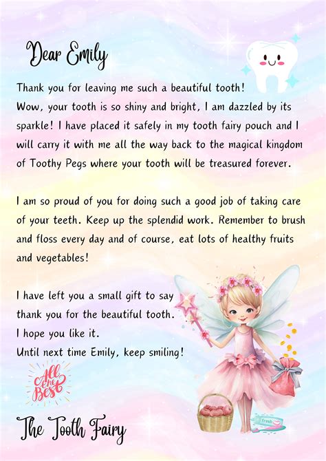 Tips for Personalizing Your Tooth Fairy Message