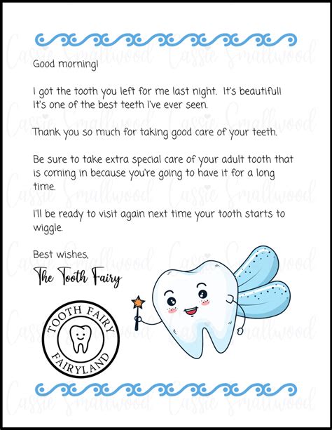 Tips for Personalizing Your Tooth Fairy Note