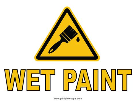 Tips for Personalizing Your Wet Paint Sign (Beyond the Basic)