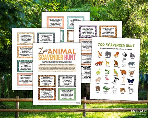 Tips for Personalizing Your Zoo Scavenger Hunt Printable