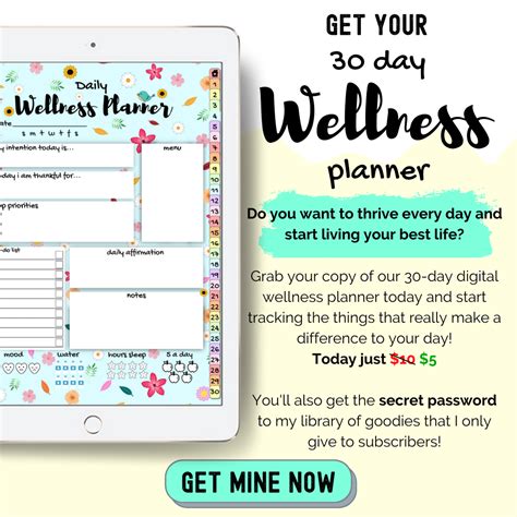Tracking Wellness & Self-Care Habits with Your Printable