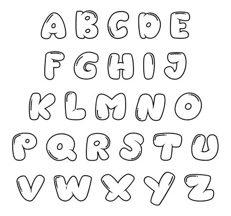 Transforming Ideas with Bubble Alphabet Printables
