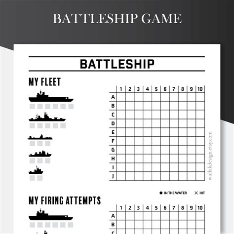 Travel-Friendly & On-the-Go: Portable Printable Battleship Solutions