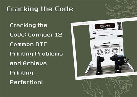 Troubleshooting & Printing Perfection