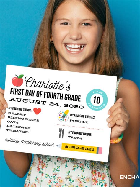 Types of First Day of School Signs Printable: Styles to Suit Every Personality