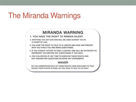Understanding the Miranda Warning: Your Foundational Shield