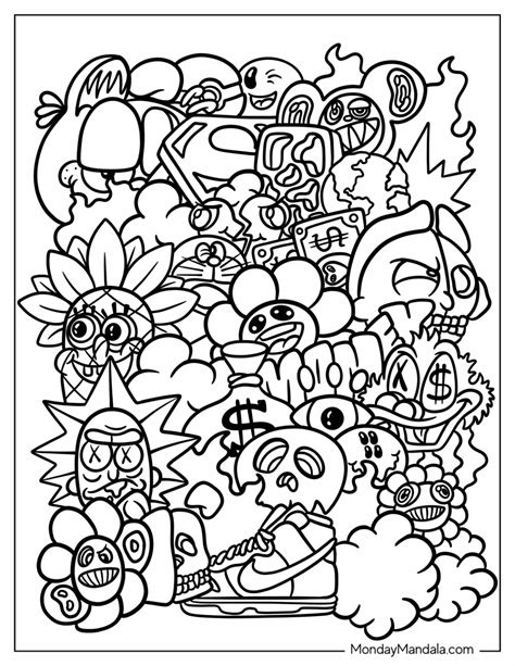 Understanding the Vibe: Categories of Printable Graffiti Coloring Pages