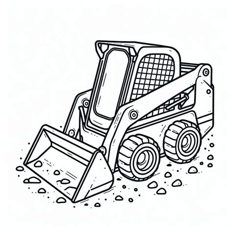 Unearthing the Best: Where to Find Your Perfect Printable Skid Loader Coloring Page