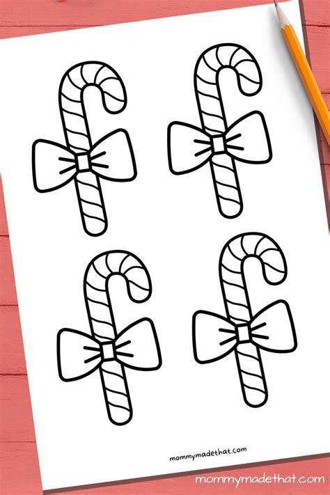 Unique & Themed Candy Cane Outlines