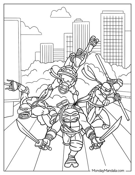 Unleash Your Inner Artist: Diverse Ninja Turtles Coloring Page Categories