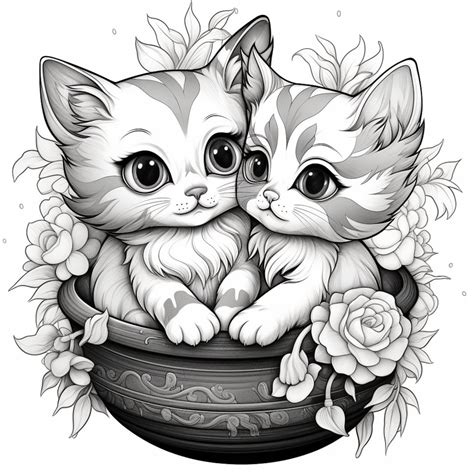 Unleashing Creativity: Exploring Diverse Kitten Coloring Printable Styles