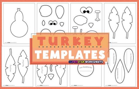 Unlock Your Creativity: Different Large Printable Turkey Template Types