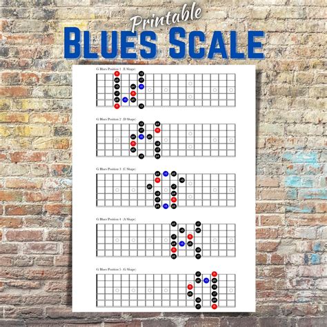 Unlocking Emotion: Printable Blues & Rock Scales